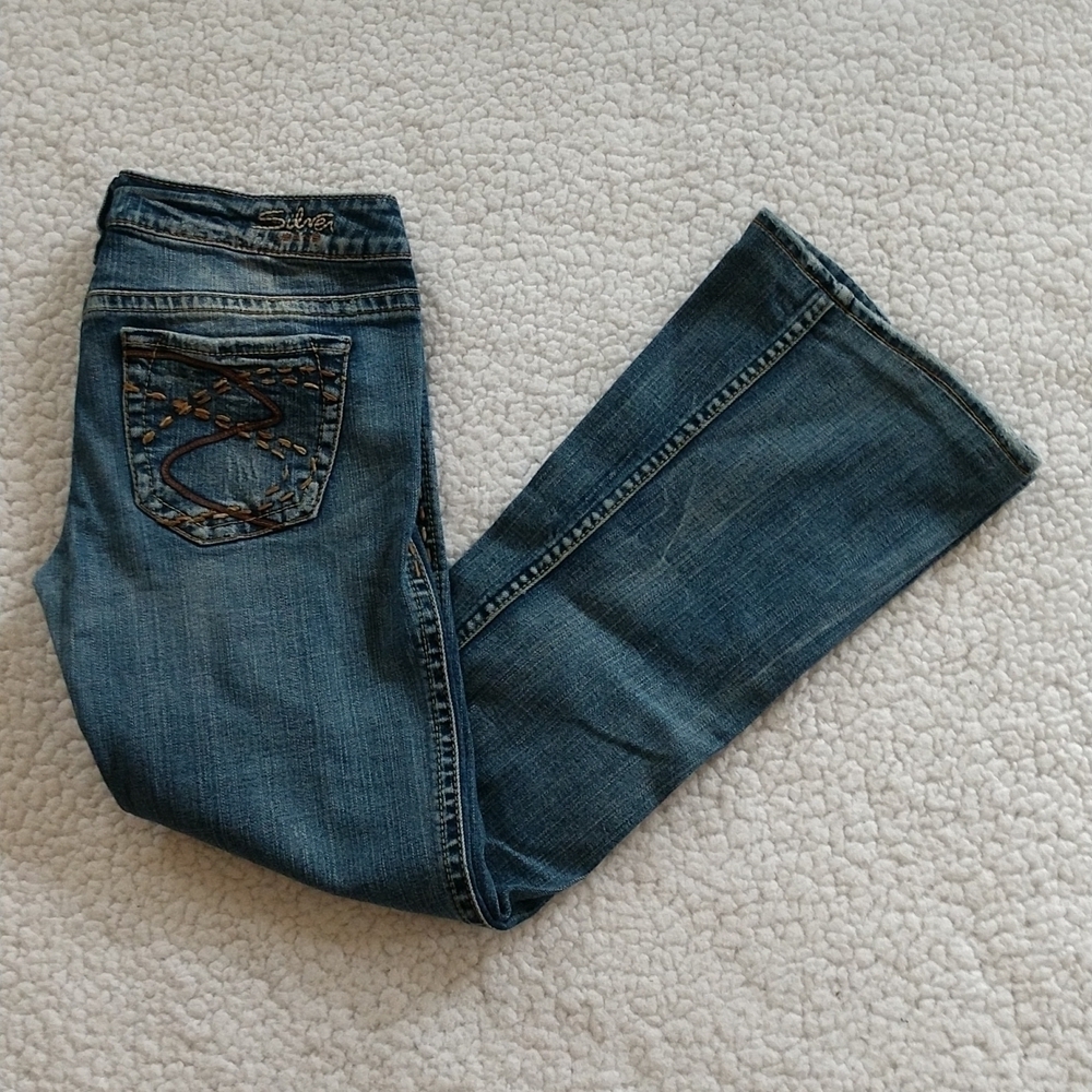 Silver Frances Boot Cut Jeans Size 27
